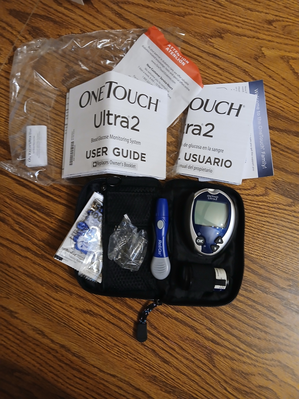 Ultra2 Blood Glucose Meter - Blue